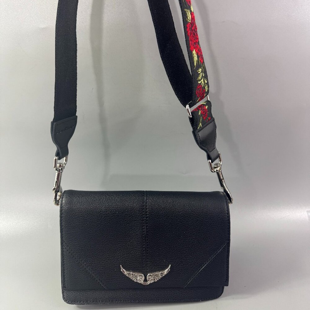 Zadig & Voltaire Black Leather Crossbody Bag - Picture 1 of 16